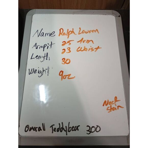 Ralph Lauren Shirt Men's Large‎ Blue Stripe Button Front Short Sleeve - Picture 8 of 9